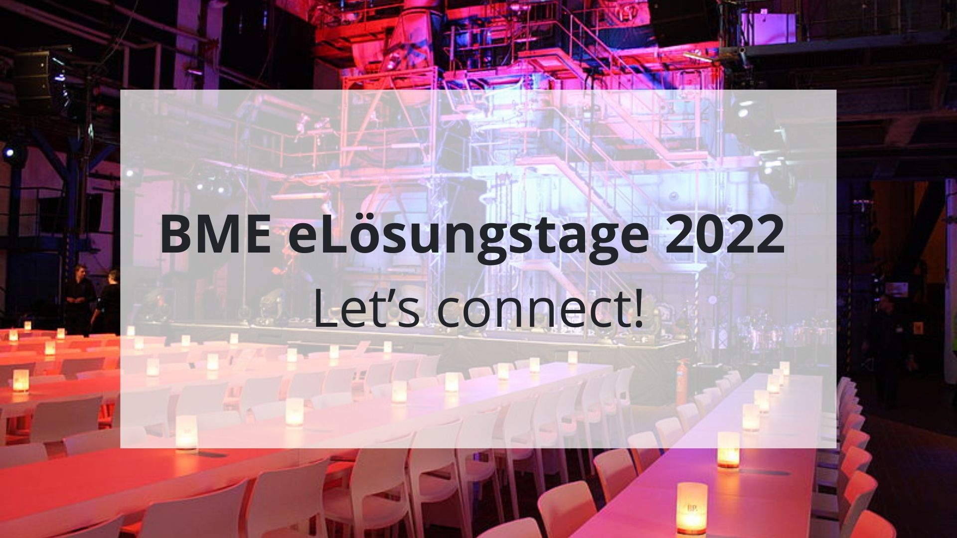 BME eLösungstage 2022 in Düsseldorf | Crowdfox Insights